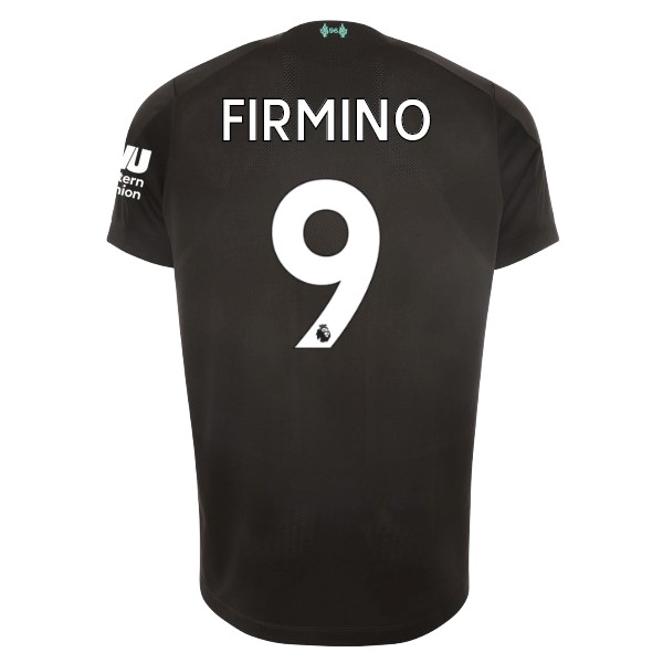 Camiseta Liverpool NO.9 Firmino 3ª 2019/20 Negro
